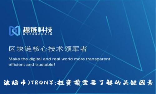 波场币(TRON):投资前需要了解的关键因素
