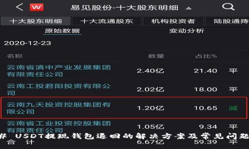 ### USDT提现钱包退回的解决方案及常见问题解析